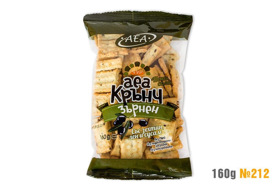Crunch with olive oil, flaxseed and sesame 2
